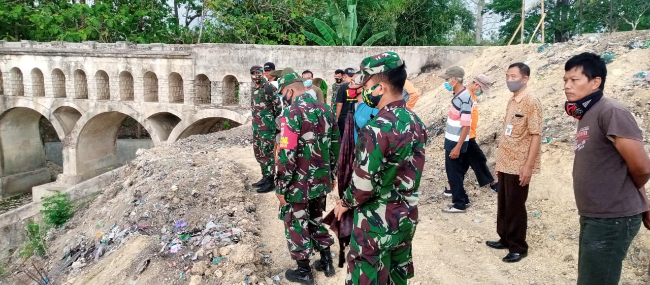 Danrem 073/MKT Laksanakan Peninjaun Pengerjaan Normalisasi Kalibok di Kec. Wirosari Kab. Grobogan